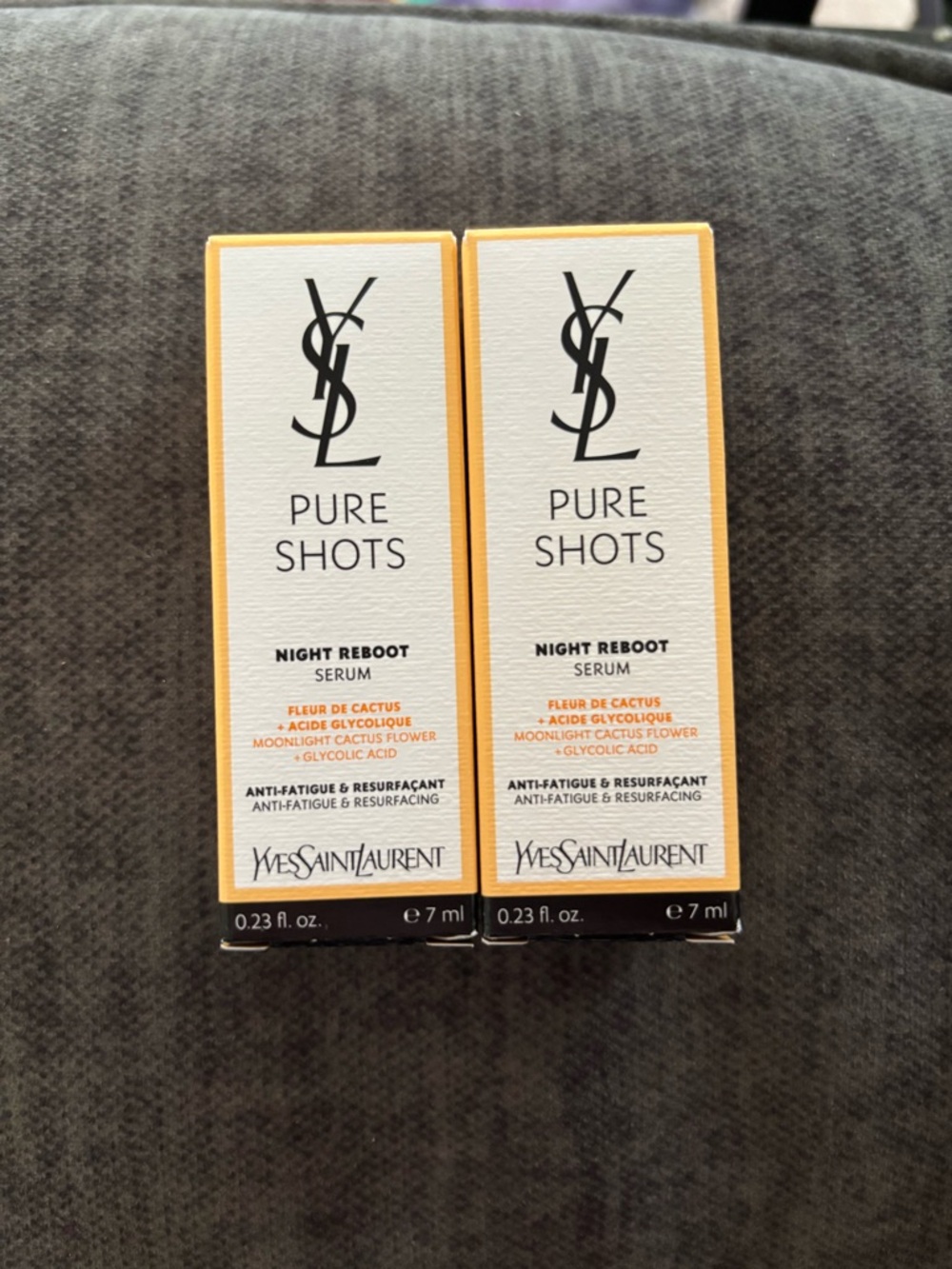 NIB 2 Yves Saint Laurent Pure Shots Night Reboot Serum
